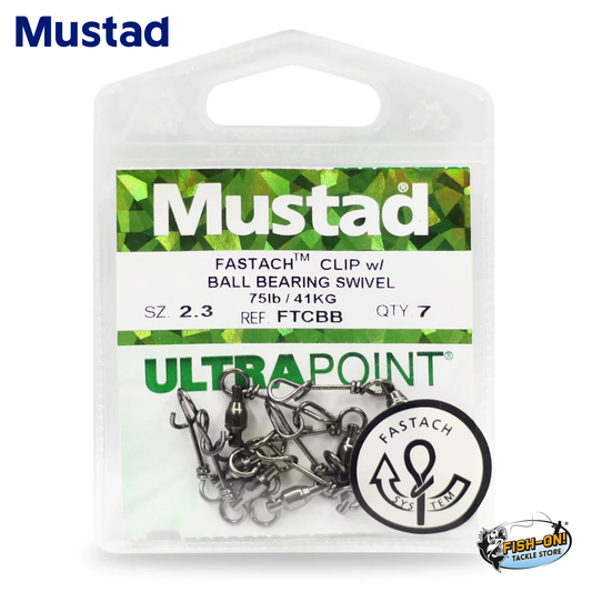 Mustad Fatach Clip With Ball Bearing Swivel