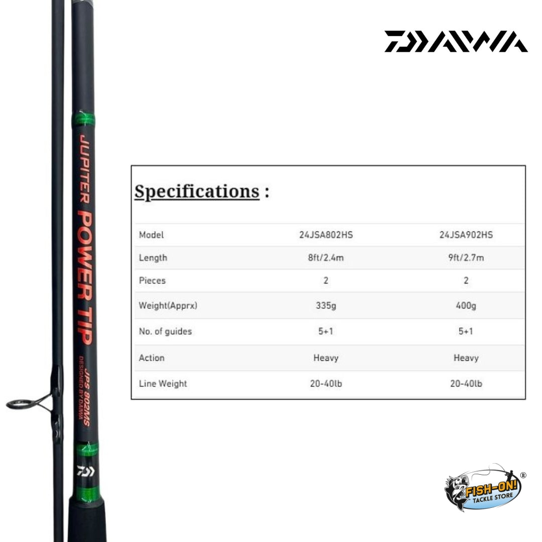 Daiwa Jupiter Power Tip 2024 Edition